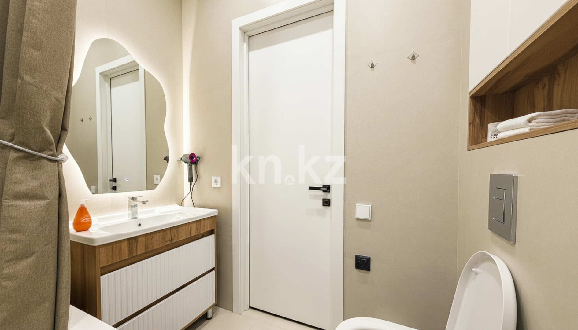 Аренда 2-комнатной квартиры посуточно, 53 м² в Алматы - фото 15