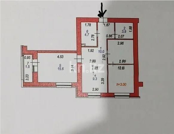 Продажа 2-комнатной квартиры, 63.4 м² в Астане - фото 6