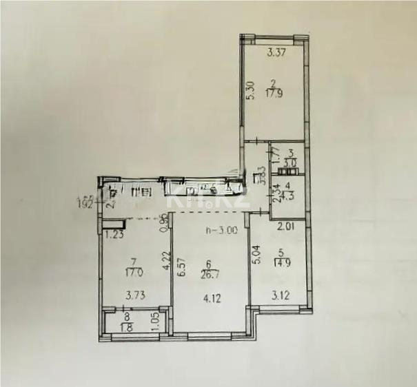 Продажа 3-комнатной квартиры, 106 м² в Астане - фото 4