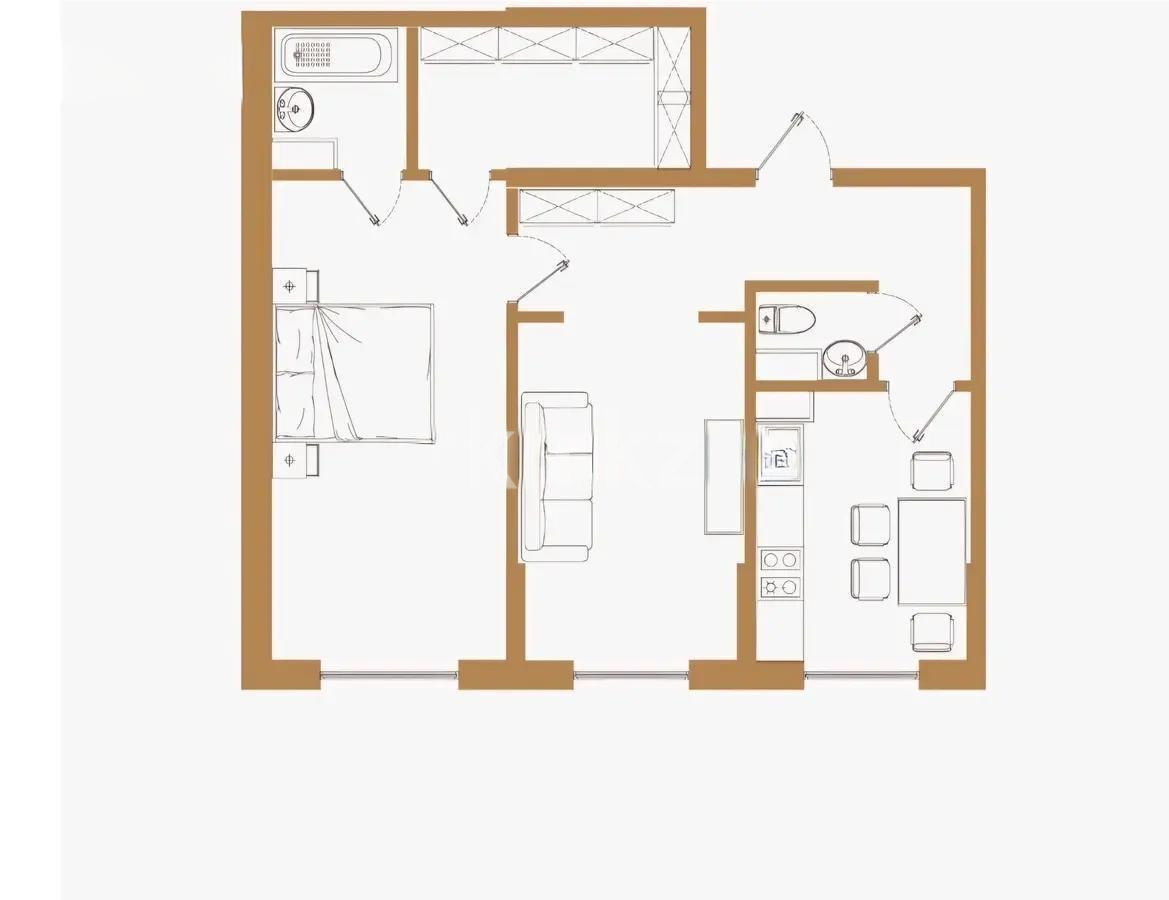 Продажа 3-комнатной квартиры, 65.8 м² в Алматы