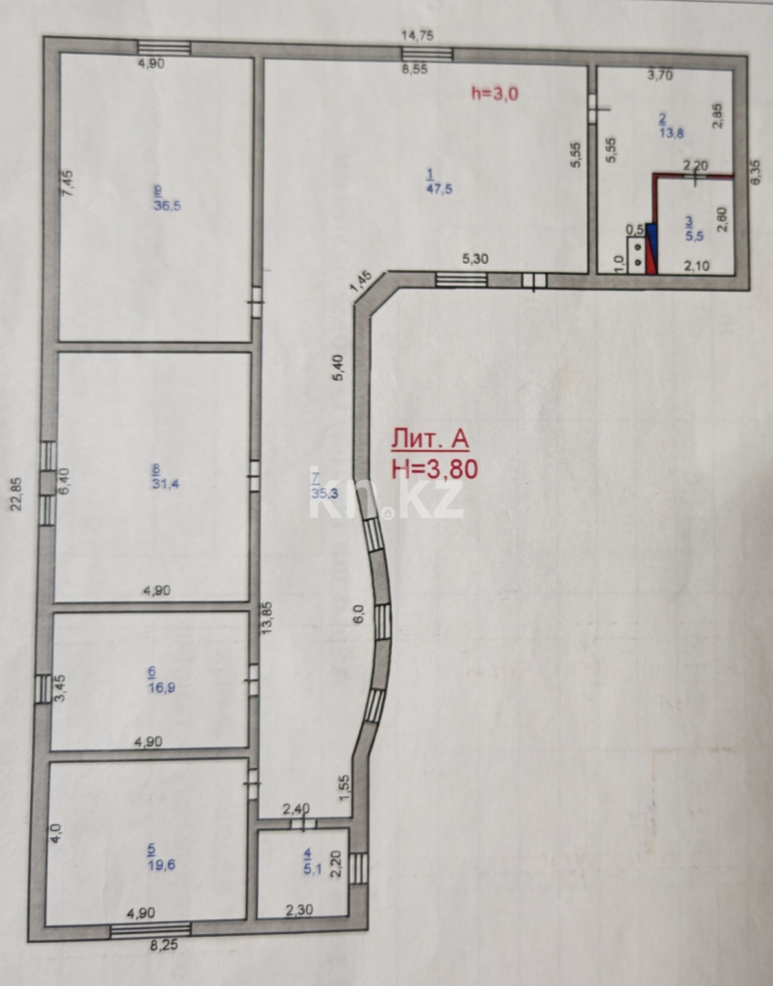 Продажа 3-комнатного дома, 211 м² в Павлодаре