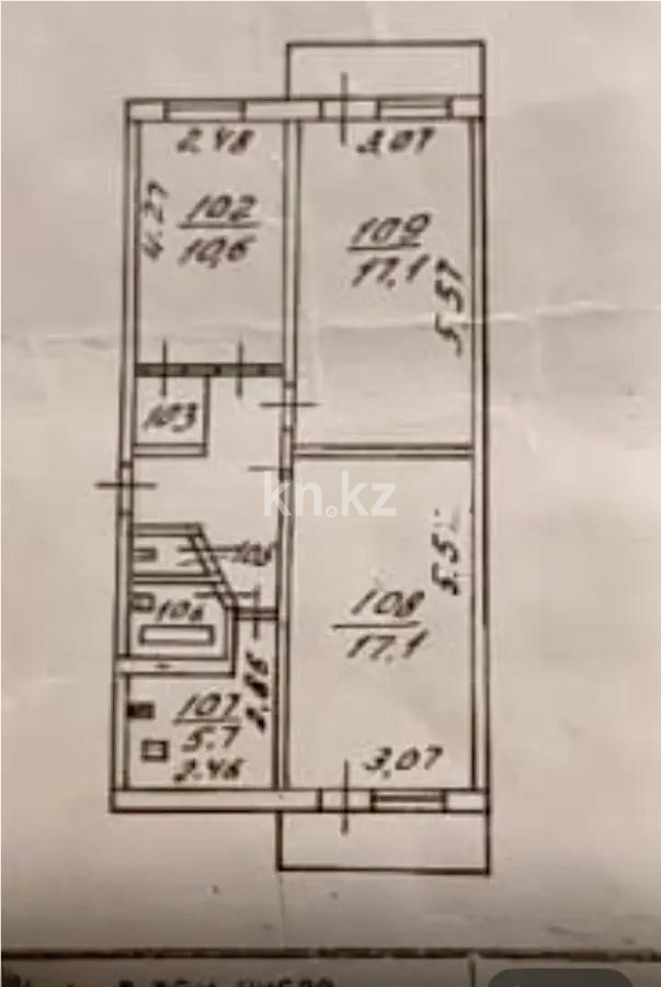 Продажа 3-комнатной квартиры, 61.1 м² в Алматы - фото 6