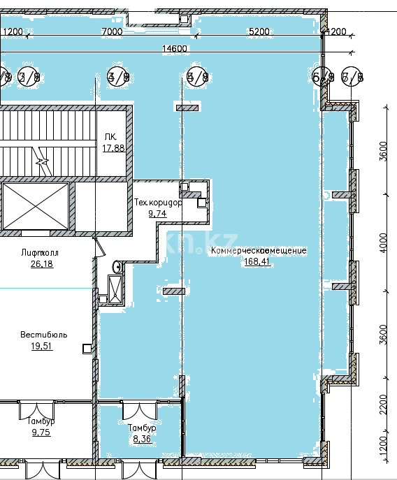 Продажа помещения, 168.41 м² в Астане