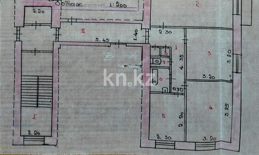 Продажа 3-комнатной квартиры, 60 м², ул. Ержанова, дом  17 в Караганде - фото 6