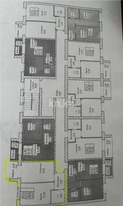 Продажа 1-комнатной квартиры, 40.47 м², ул. Аккемер, дом  14/1 в Астане