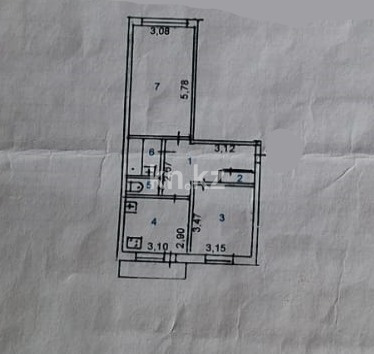 Продажа 2-комнатной квартиры, 51.7 м² в Усть-Каменогорске - фото 11