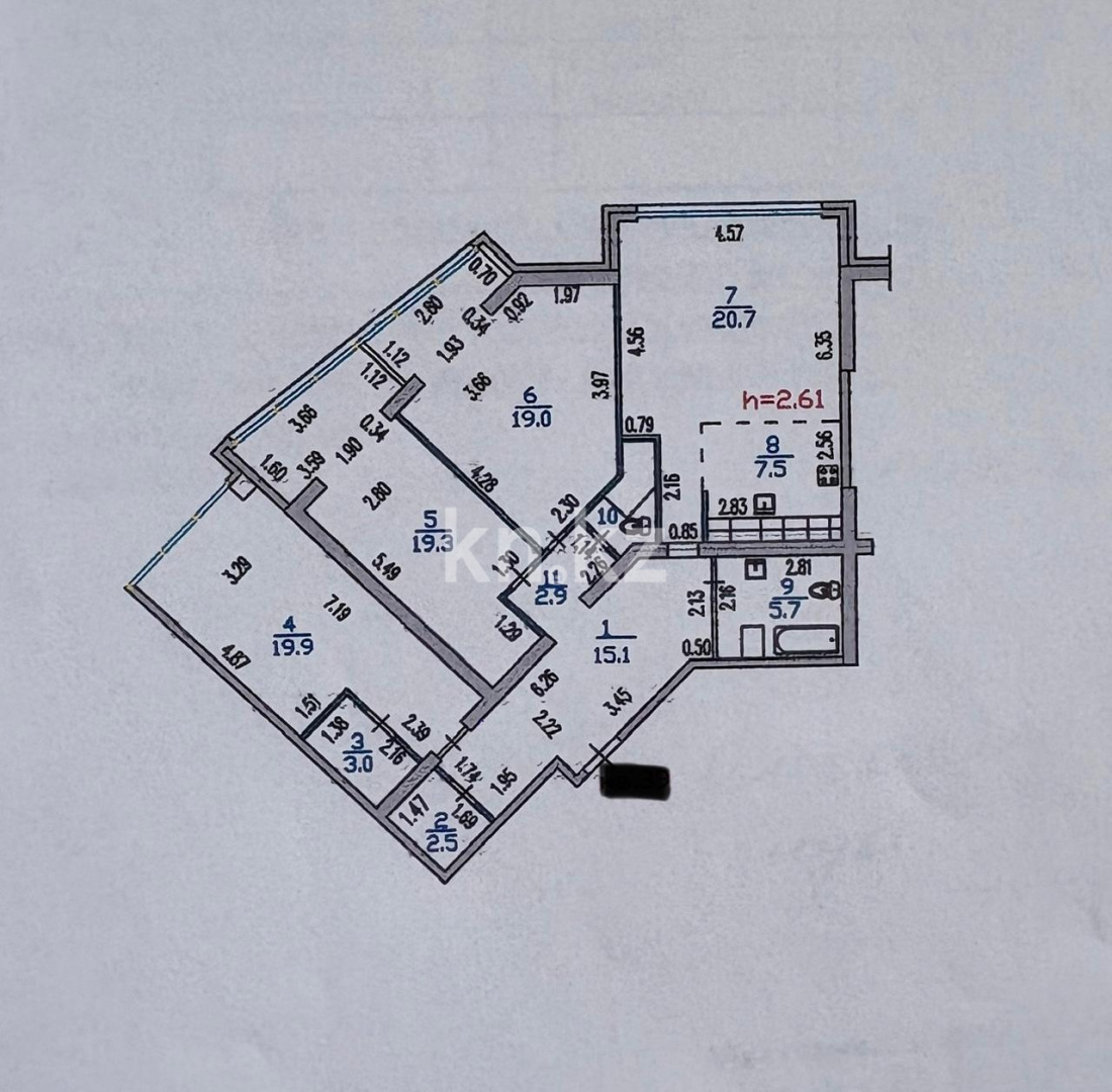 Продажа 4-комнатной квартиры, 117 м² в Алматы - фото 15
