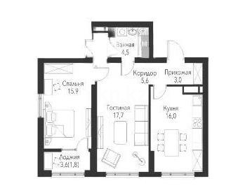 Продажа 2-комнатной квартиры, 65 м² в Алматы