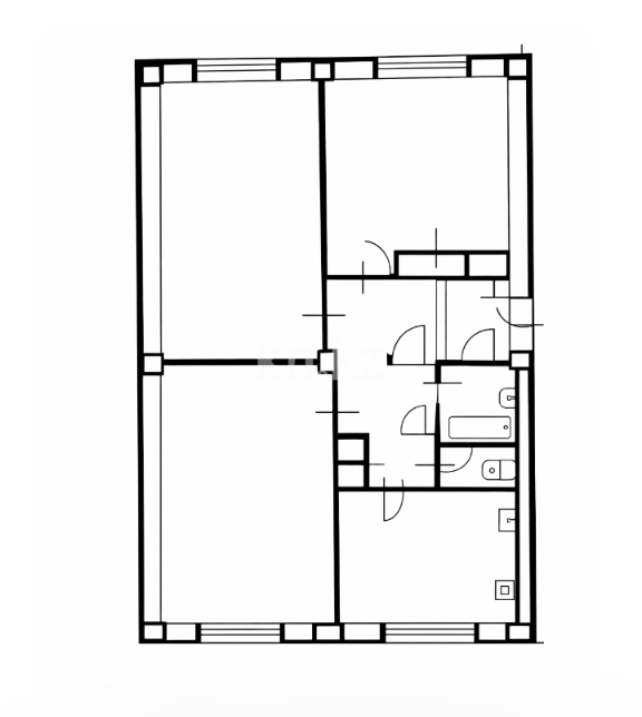Продажа 3-комнатной квартиры, 84.7 м² в Алматы