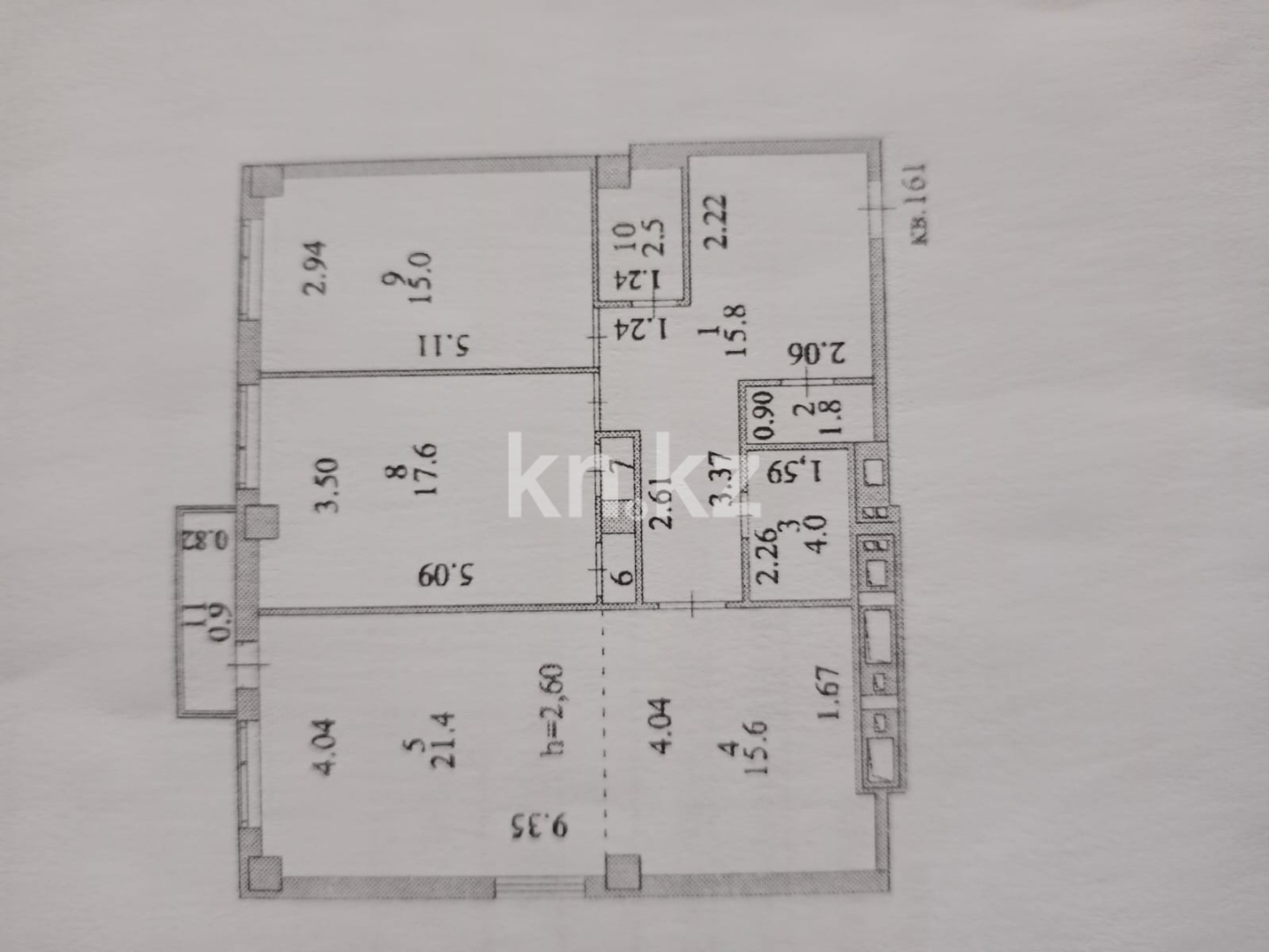 Продажа 3-комнатной квартиры, 96 м², Ш. Кудайбердиулы, дом  17 - ул. Манаса в Астане