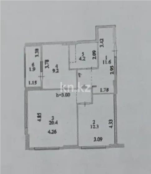 Продажа 2-комнатной квартиры, 60 м² в Астане - фото 5