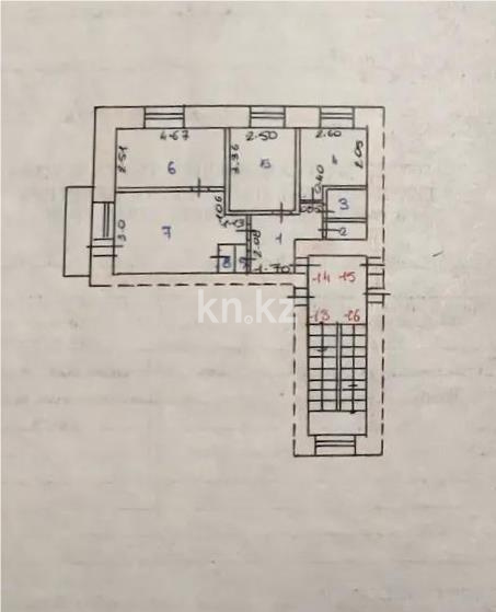 Продажа 3-комнатной квартиры, 49 м² в Караганде