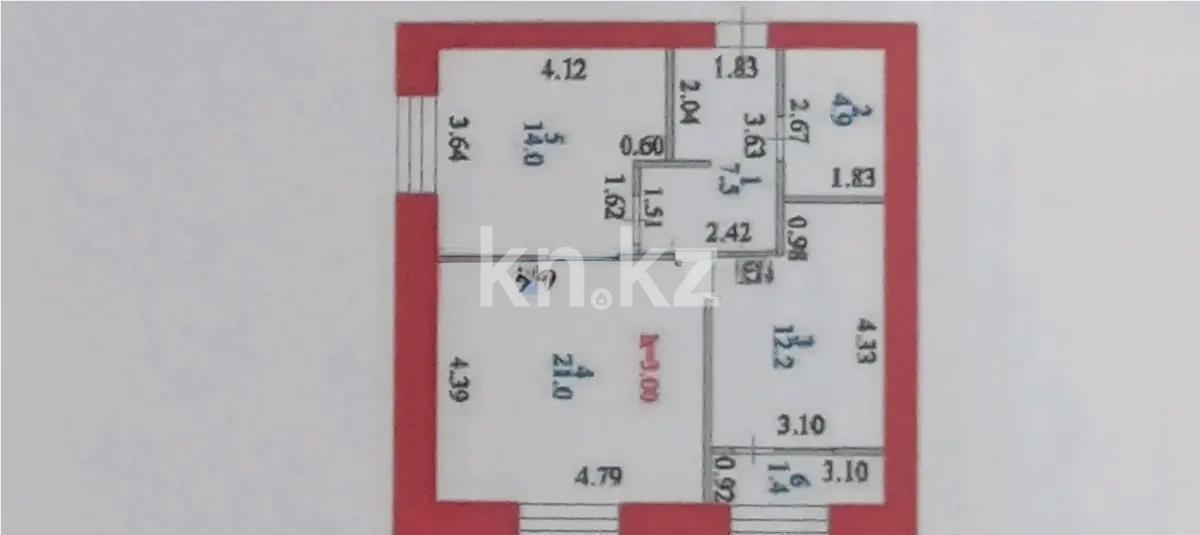 Продажа 2-комнатной квартиры, 61 м², ул. Е-15, дом  16 в Астане - фото 3