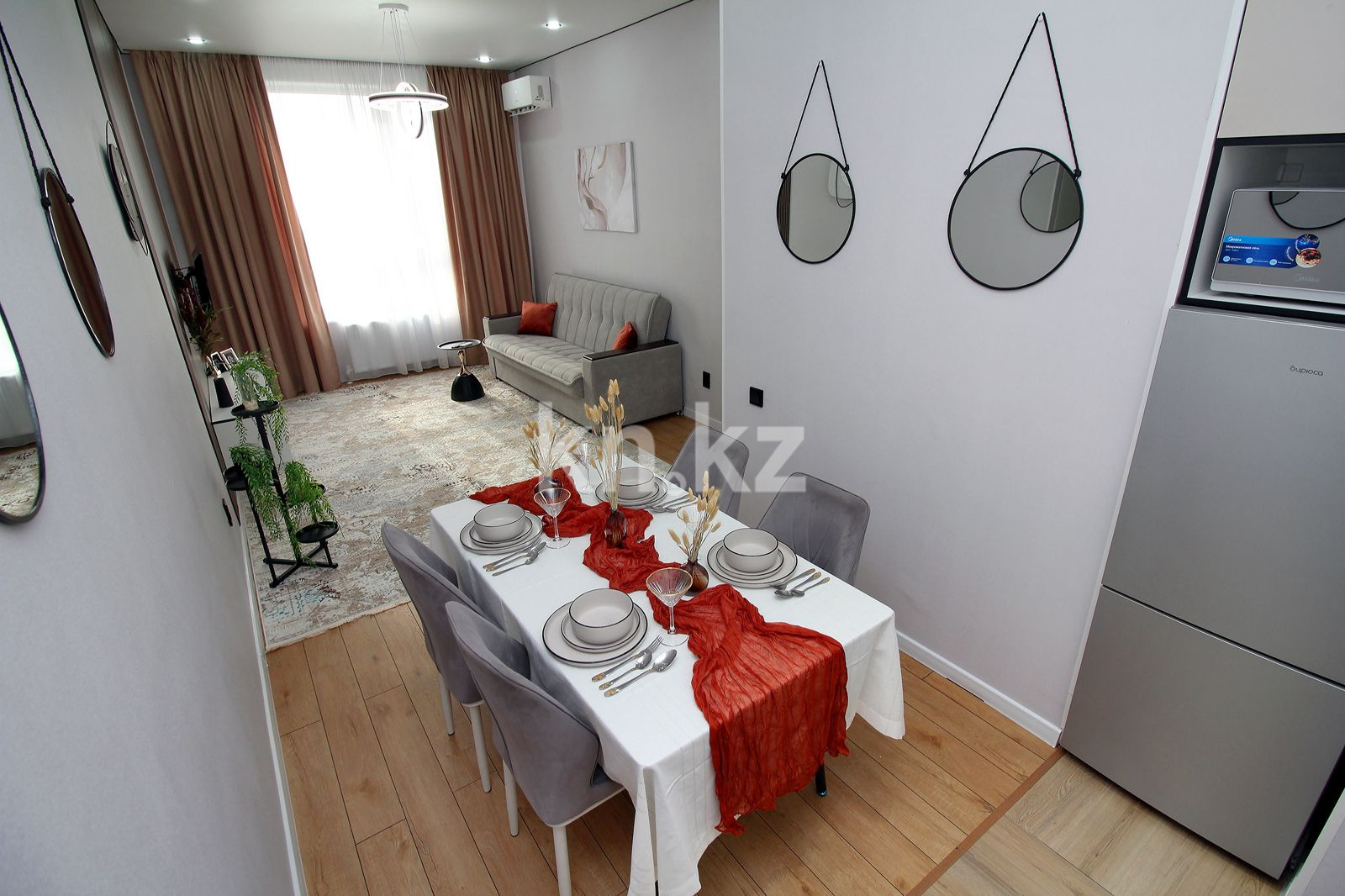 Аренда 2-комнатной квартиры посуточно, 46 м² в Алматы - фото 6