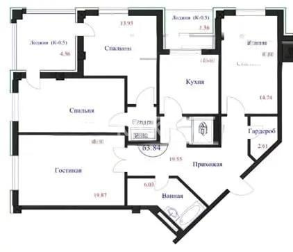 Продажа 4-комнатной квартиры, 111 м² в Астане