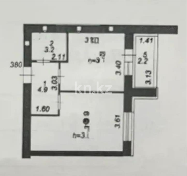 Продажа 1-комнатной квартиры, 40 м² в Астане - фото 4