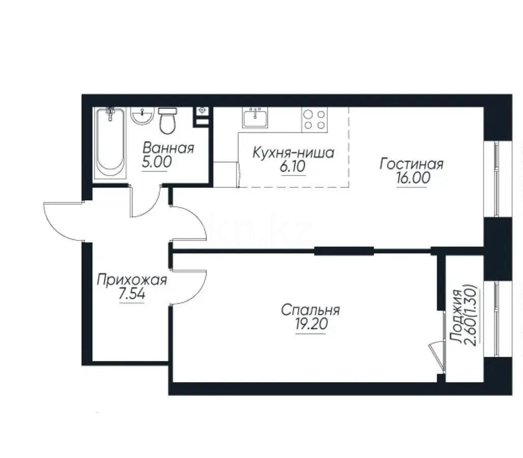 Продажа 2-комнатной квартиры, 55 м², пр. Сейфуллина, дом  467г в Алматы