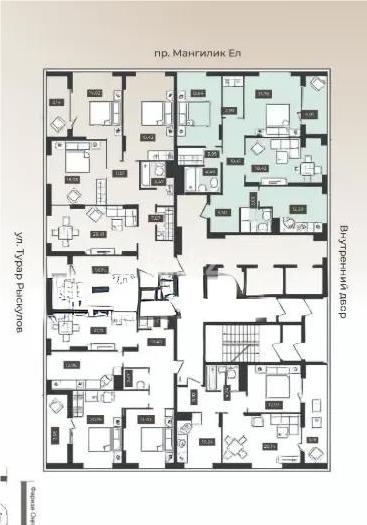 Продажа 3-комнатной квартиры, 93.4 м² в Астане - фото 5