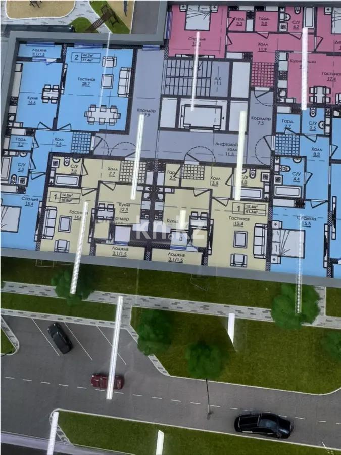 Продажа 2-комнатной квартиры, 41.3 м², ул. Е-496, дом  8 стр в Астане