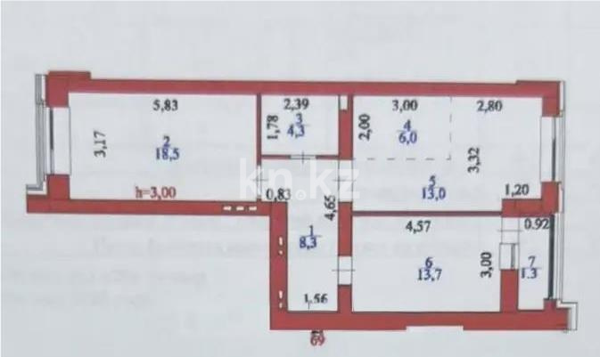 Продажа 2-комнатной квартиры, 65 м² в Астане - фото 7