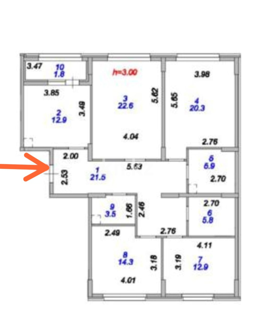 Продажа 4-комнатной квартиры, 120 м², пр. Туран, дом  39 в Астане - фото 13