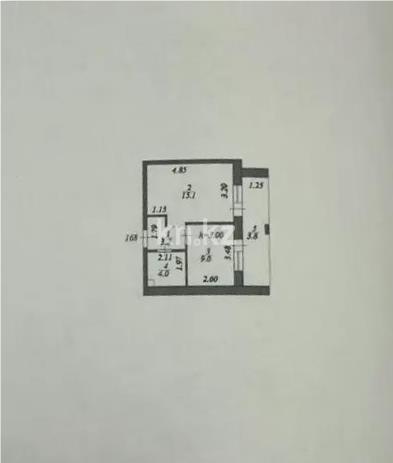 Продажа 1-комнатной квартиры, 35.1 м² в Астане