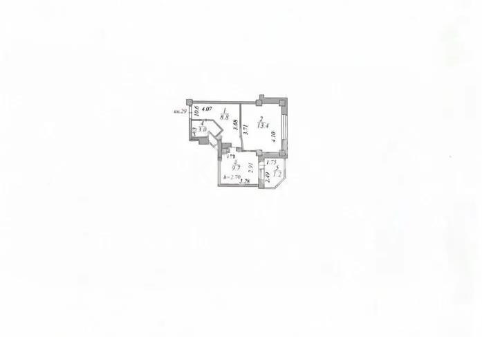 Продажа 1-комнатной квартиры, 36.2 м², пр. Богенбай батыра, дом  24/2 в Астане