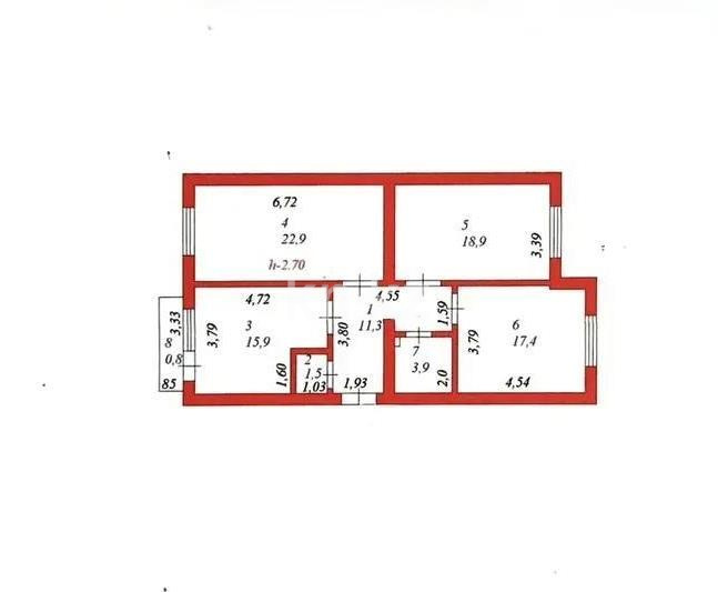 Продажа 3-комнатной квартиры, 93 м² в Астане - фото 8
