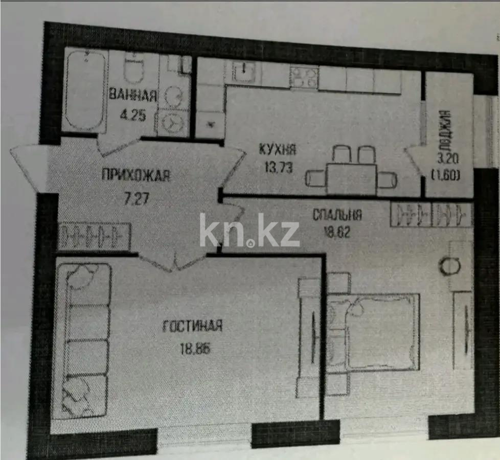 Продажа 2-комнатной квартиры, 64 м² в Астане - фото 4