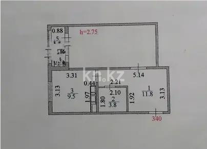 Продажа 1-комнатной квартиры, 46 м² в Астане - фото 4