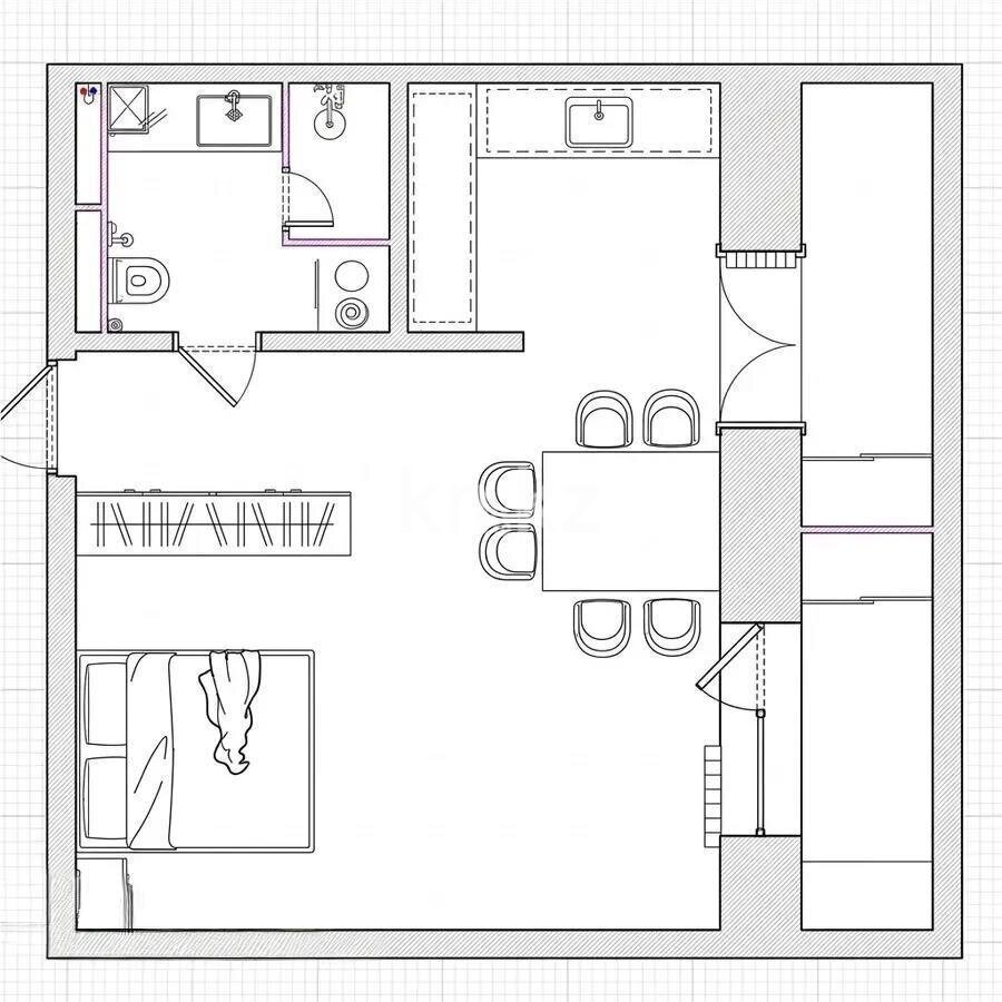 Продажа 1-комнатной квартиры, 39 м² в Астане - фото 3