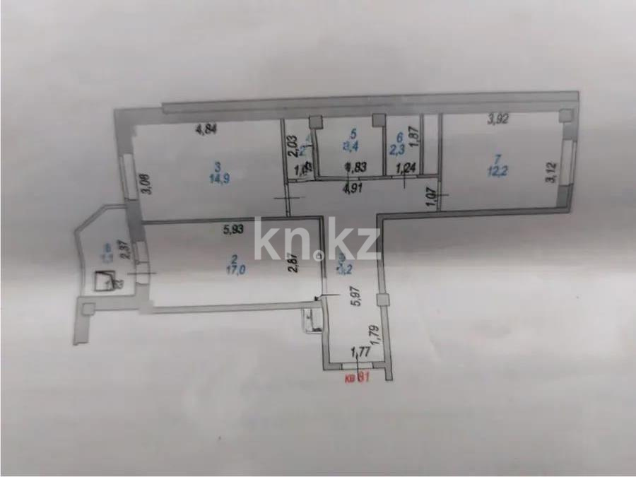 Продажа 2-комнатной квартиры, 66.1 м² в Астане - фото 6