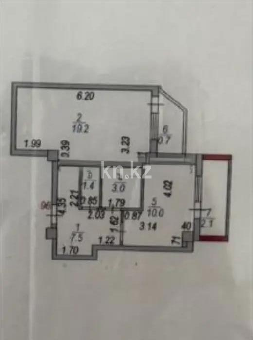 Продажа 1-комнатной квартиры, 43.9 м², пр. Кудайбердыулы, дом  36/2 в Астане - фото 5