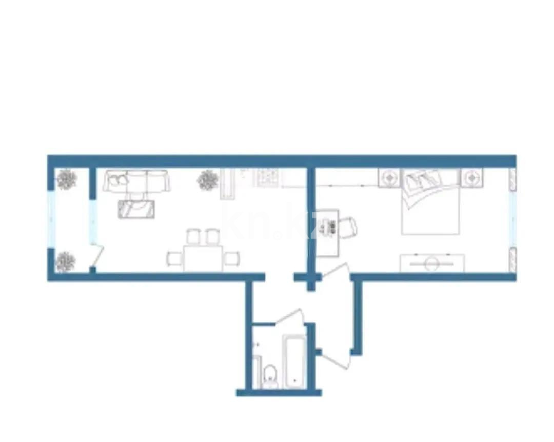 Продажа 2-комнатной квартиры, 57 м², ул. 24-я, дом  1/1б стр в Алматы
