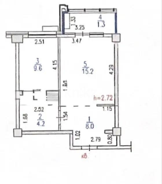 Продажа 1-комнатной квартиры, 38.2 м² в Алматы - фото 4