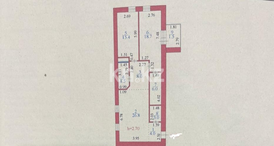 Продажа 2-комнатной квартиры, 88 м² в Астане - фото 2