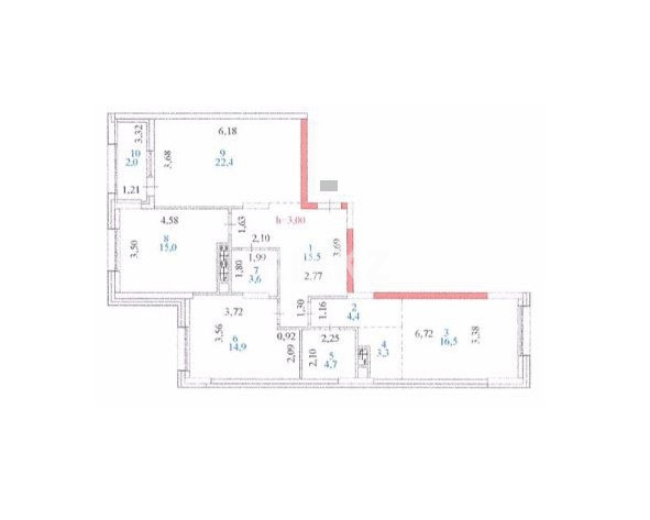 Продажа 3-комнатной квартиры, 102 м², пр. Улы Дала, дом  27 - пр. Туран в Астане - фото 2