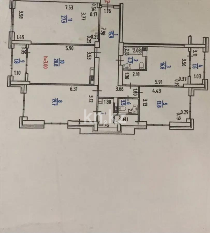 Продажа 4-комнатной квартиры, 130 м² в Алматы