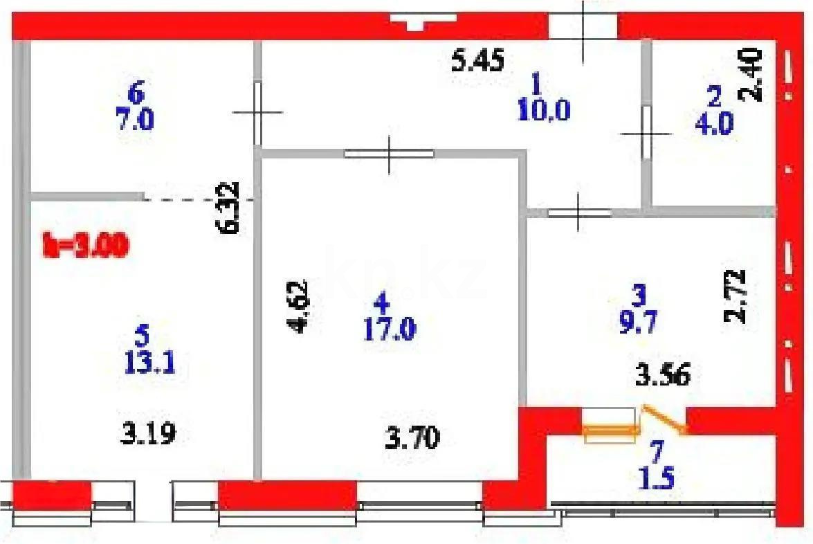 Продажа 2-комнатной квартиры, 63 м² в Астане - фото 3