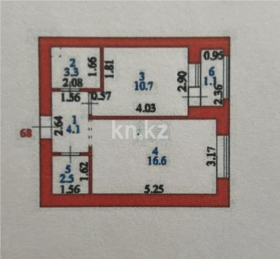 Продажа 1-комнатной квартиры, 38.3 м² в Астане - фото 3