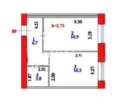 Продажа 2-комнатной квартиры, 44 м², ул. Сарытогай, дом  13 стр в Астане - фото 5