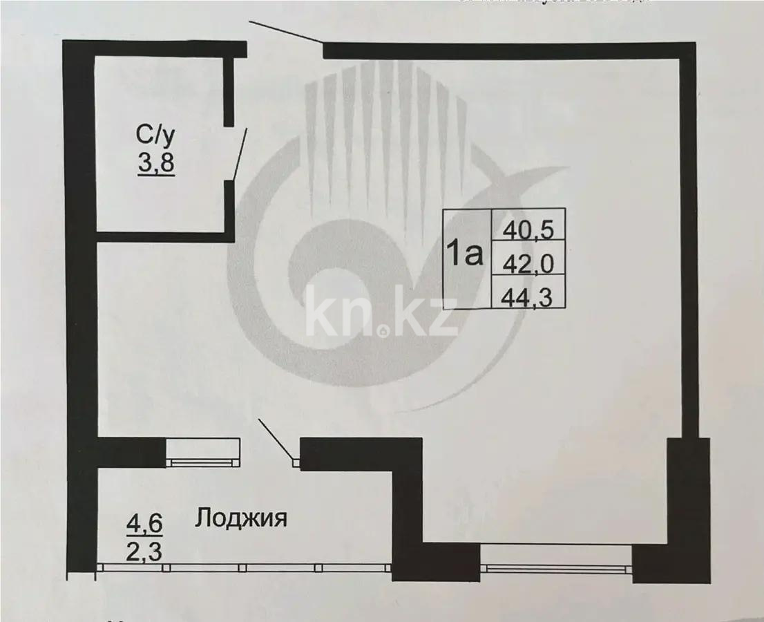 Продажа 1-комнатной квартиры, 45 м² в Караганде
