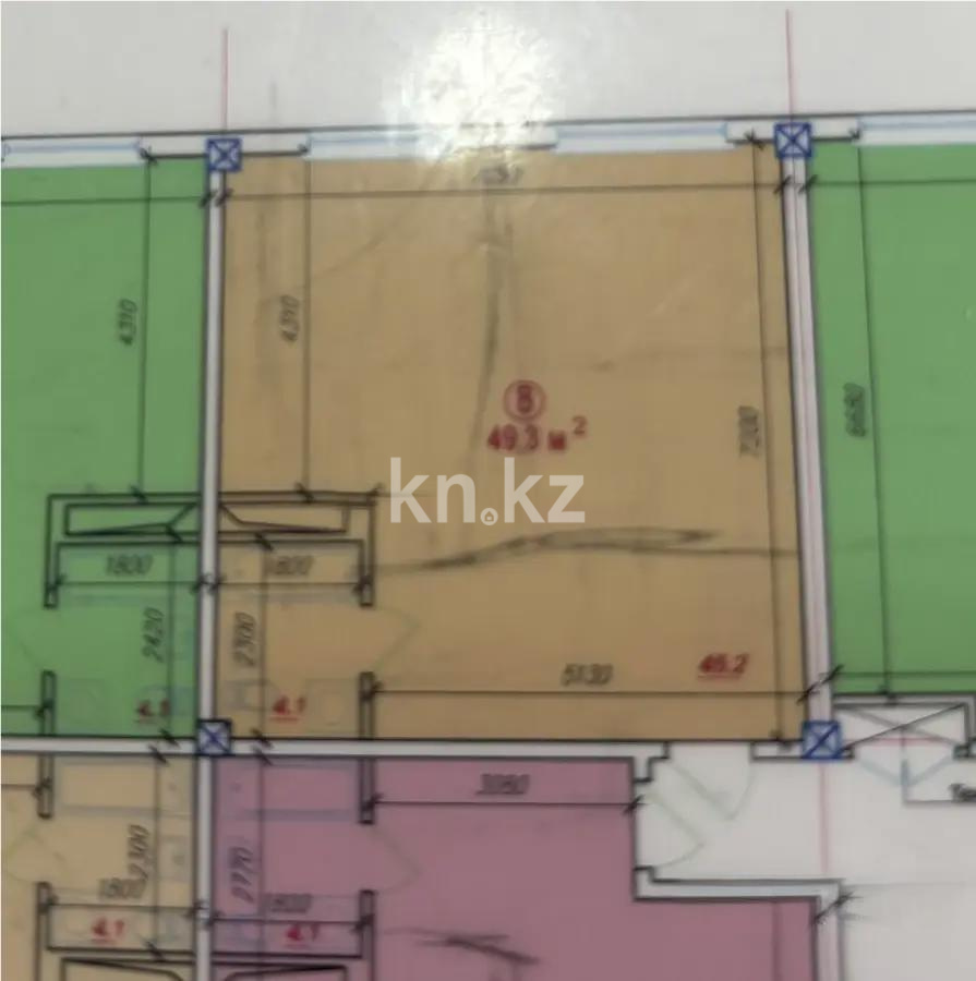 Продажа 2-комнатной квартиры, 50 м², ул. Басаркобыз, дом  1/16 стр в Алматы