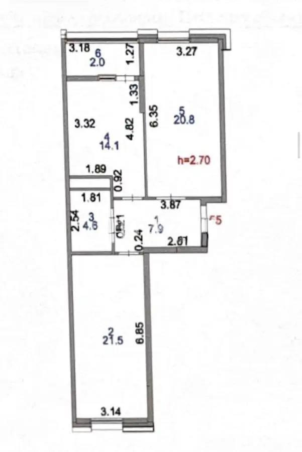 Продажа 2-комнатной квартиры, 70.9 м² в Астане - фото 2