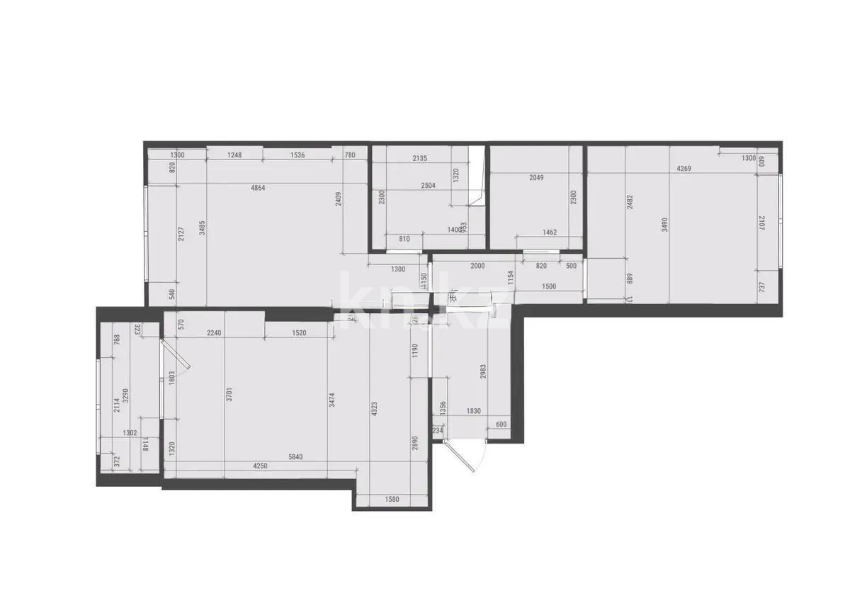 Продажа 3-комнатной квартиры, 77 м², пр. Улы Дала, дом  27/1 в Астане