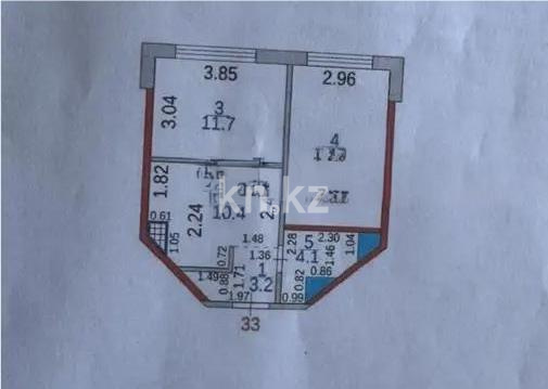 Продажа 2-комнатной квартиры, 43 м² в Караганде - фото 7
