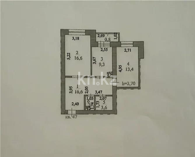 Продажа 2-комнатной квартиры, 62 м² в Астане - фото 7