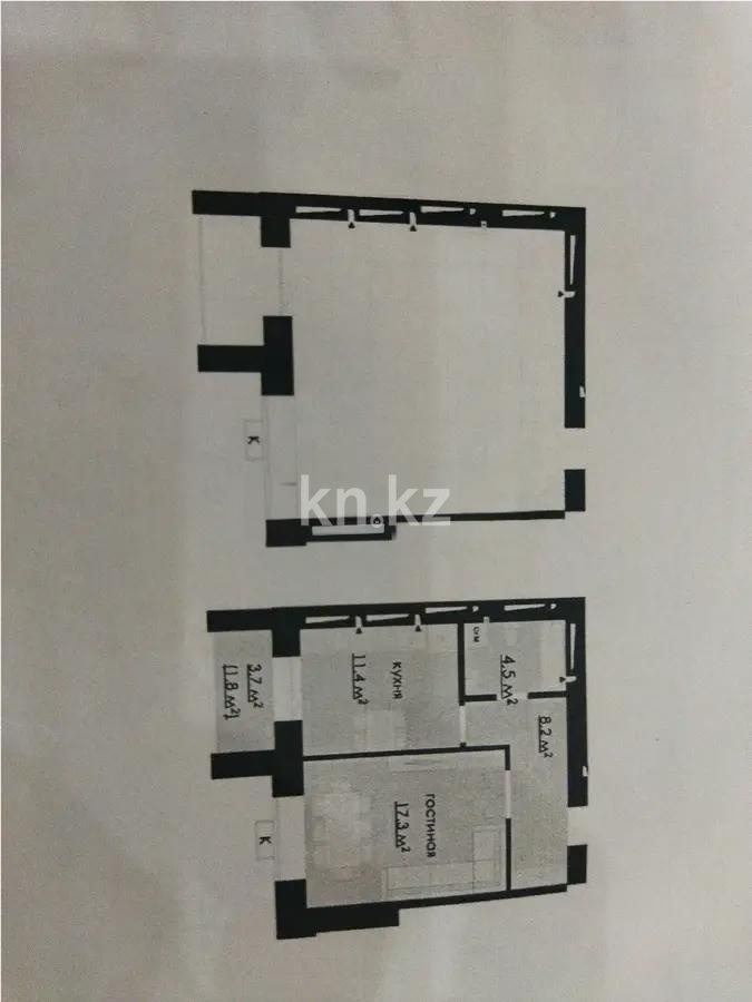 Продажа 2-комнатной квартиры, 45 м², ул. Карбышева, дом  4/3 в Караганде - фото 2