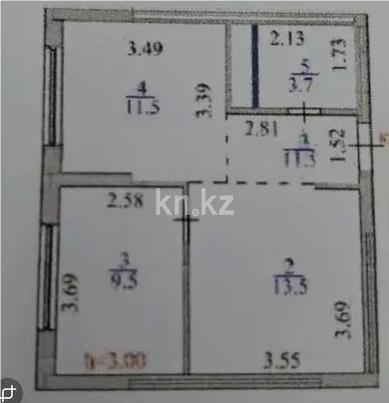 Продажа 2-комнатной квартиры, 42.3 м² в Астане - фото 5