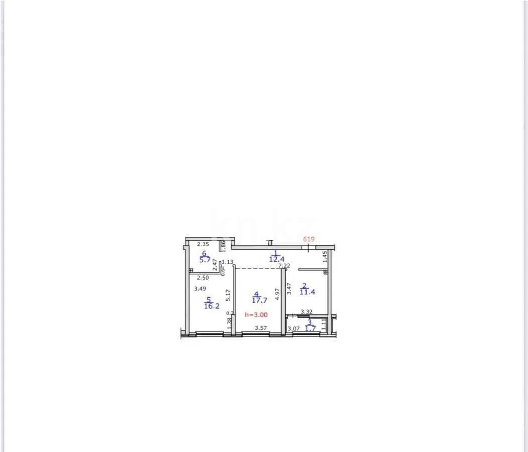 Продажа 2-комнатной квартиры, 65.1 м², пр. Райымбека, дом  162а в Алматы